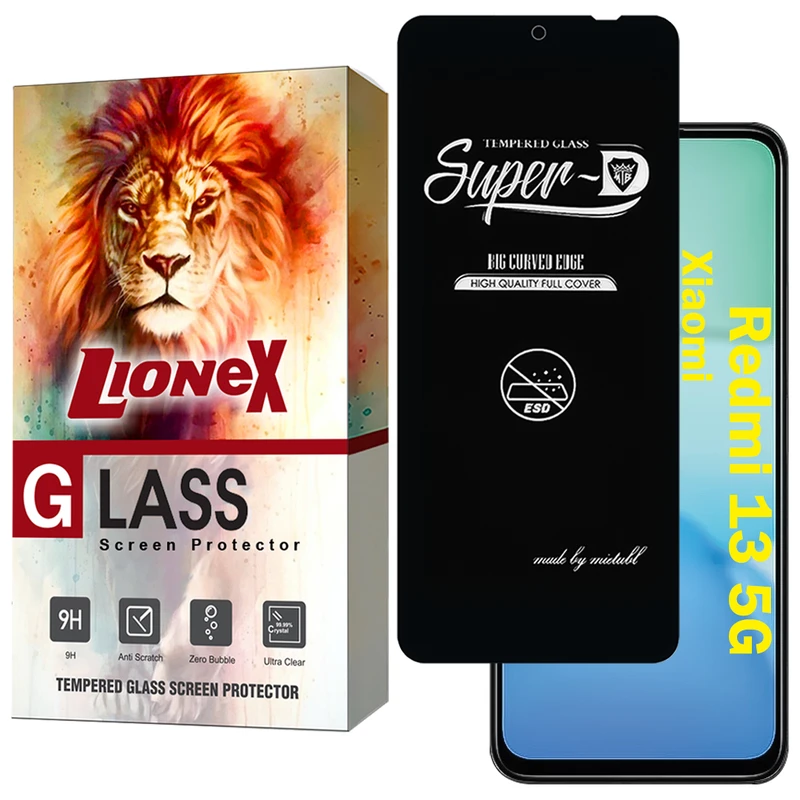 محافظ صفحه نمایش لایونکس مدل SUPERDNL مناسب برای گوشی موبایل شیائومی Redmi 13 5G