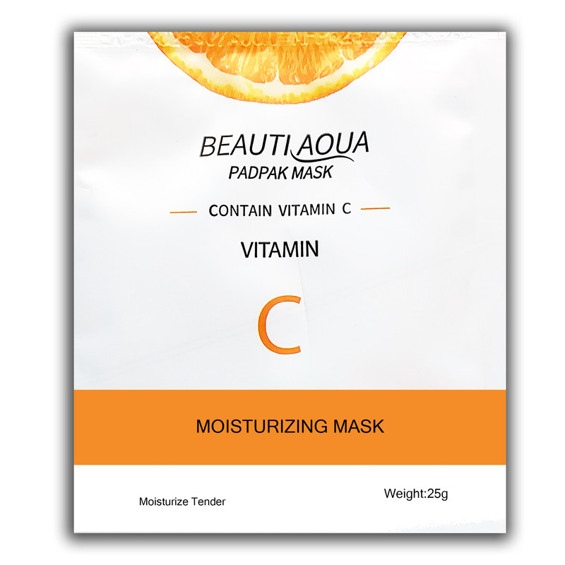 ماسک صورت بیوتی آکوا مدل 01 وزن 25 گرم بسته 6 عددی