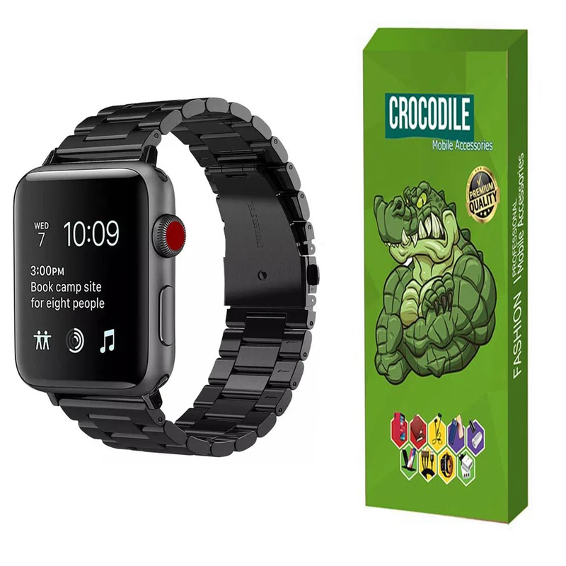 بندکروکودیل مدل 3BID مناسب برای اپل واچ 42 / 44 / 49/45 میلی متری‌ 