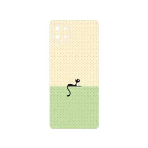 MAHOOT Minimal Internet Cat Icon Cover Sticker for Samsung Galaxy M62