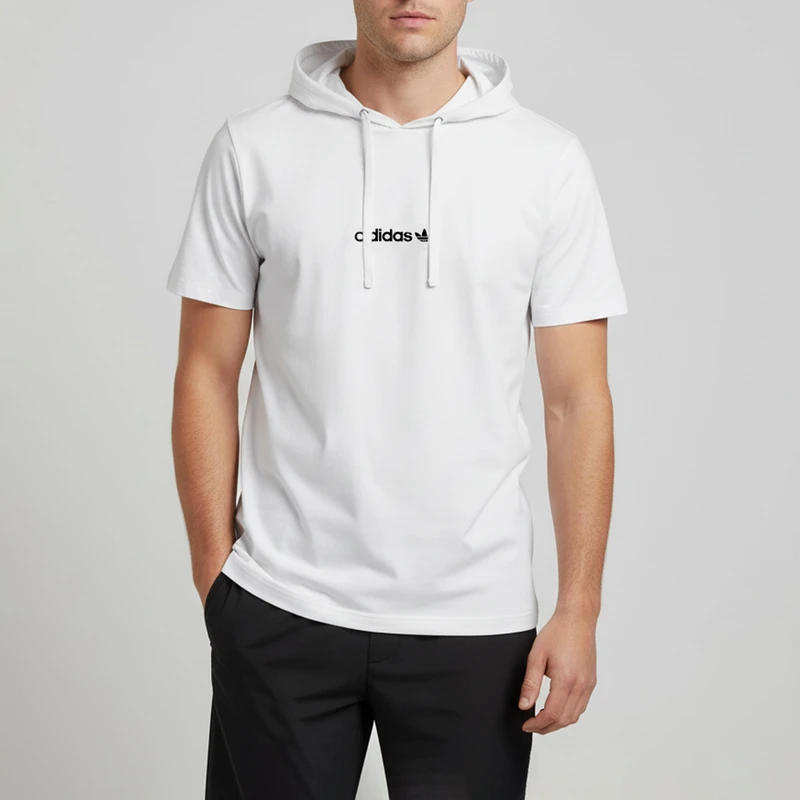 تی‌شرت کلاه‌دار آستین کوتاه مردانه مدل 14040311c