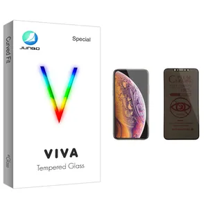 Junbo Viva Glass Privacy Screen Protector For Apple اپل iPhone XS Max