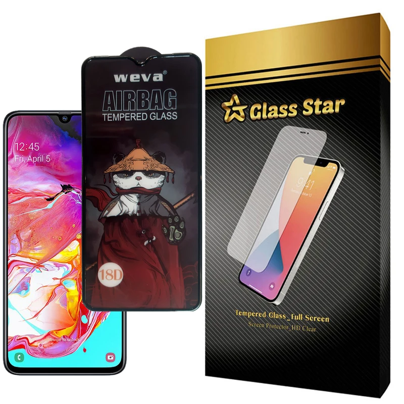 محافظ صفحه نمایش گلس استار مدل AIRG مناسب برای گوشی موبایل سامسونگ Galaxy A70