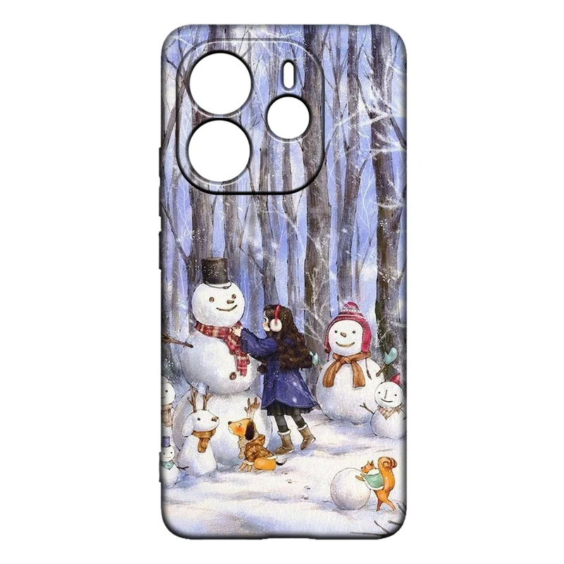 کاور طرح دخترانه کد 291 مناسب برای گوشی موبایل شیائومی Redmi Note 14 4G