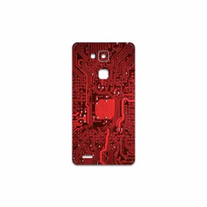 MAHOOT Red Printed Circuit Board Cover Sticker for Huawei Mate 7