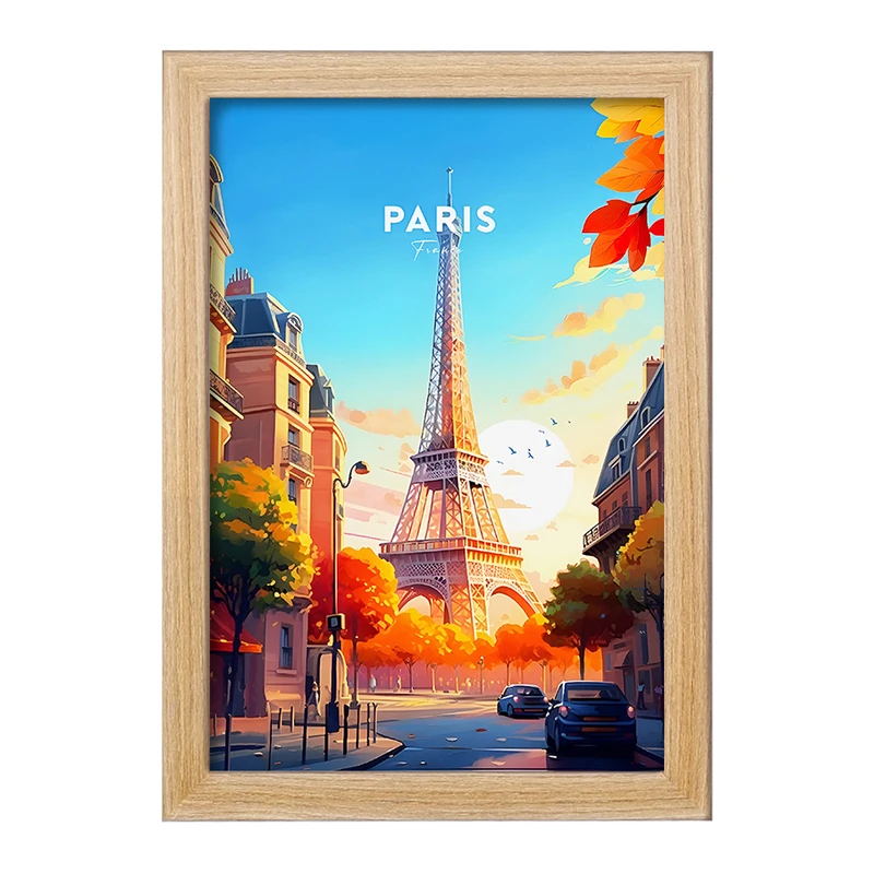 تابلو خندالو مدل پاریس (Paris) کد F6305