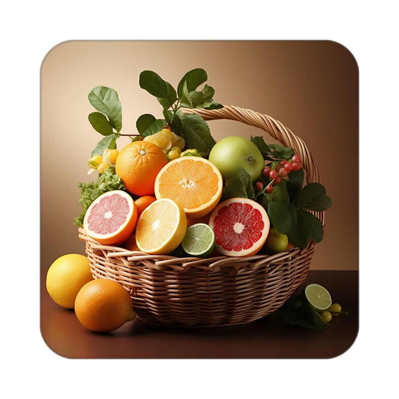 زیر لیوانی کاکتی طرح میوه مدل mp20756