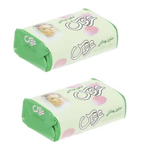 صابون شستشو عروس مدل AB وزن 75 گرم بسته 2 عددی