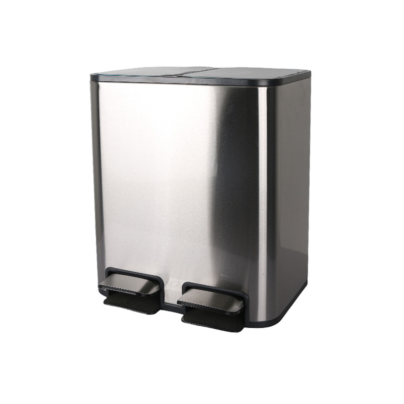 سطل زباله پدالی دلفین مدل Pry-twin-4027