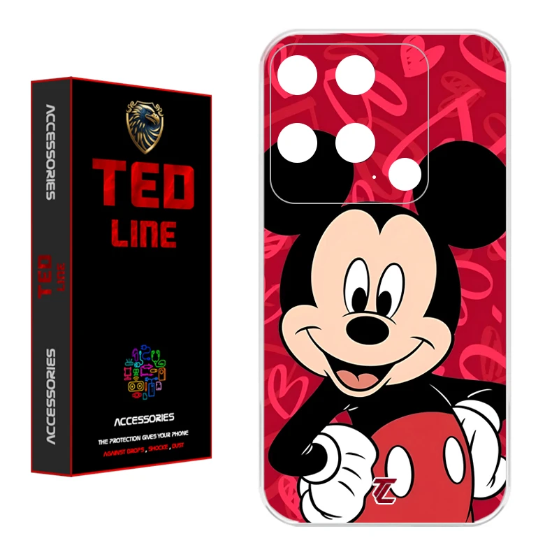 کاور تدلاین طرح میکی موس کد 1148 مناسب برای گوشی موبایل شیائومی Redmi 10C / Poco C40