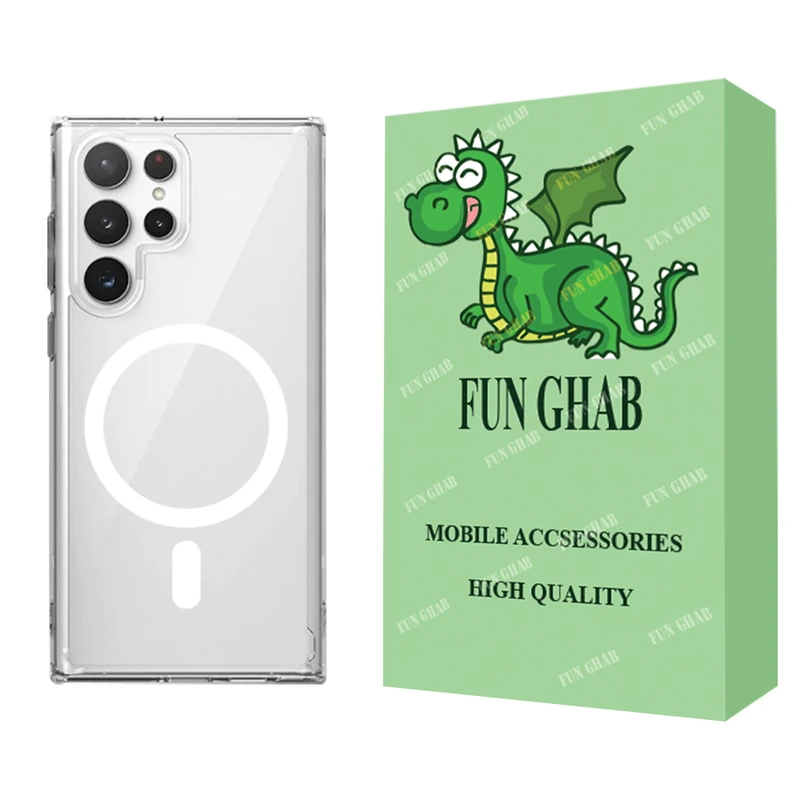 کاور فان قاب مدل مگ سیف مناسب برای گوشی موبایل سامسونگ Galaxy S24 Ultra