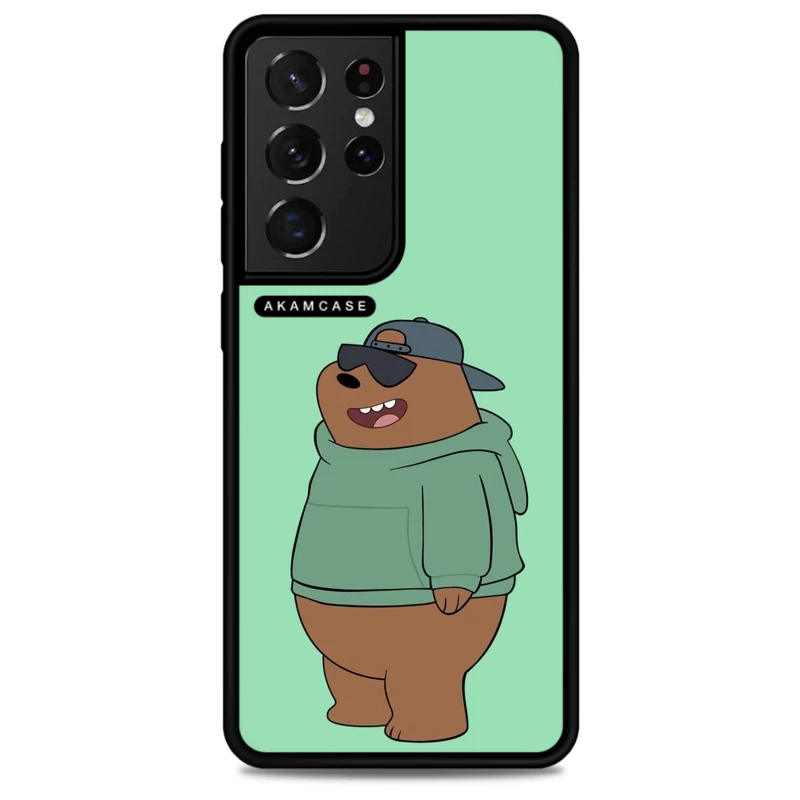 کاور آکام مدل AMCWSGS21U-BARE BEAR4 مناسب برای گوشی موبایل سامسونگ Galaxy S21 Ultra