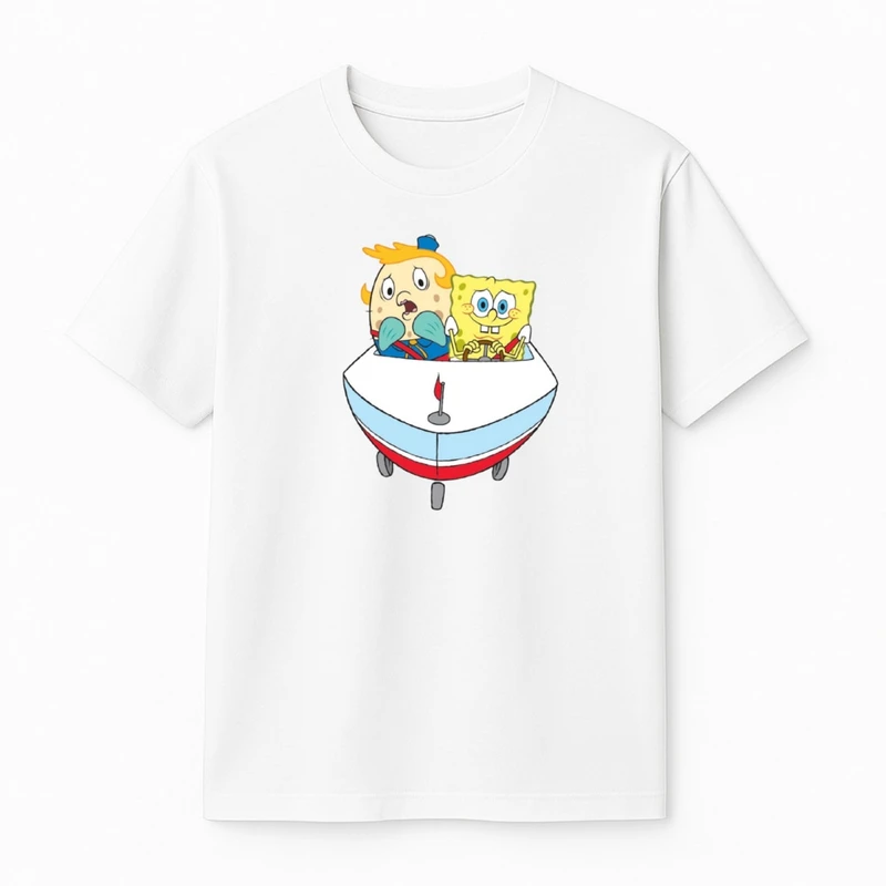 تی‌شرت آستین کوتاه پسرانه مدل باب اسفنجی کد 3 