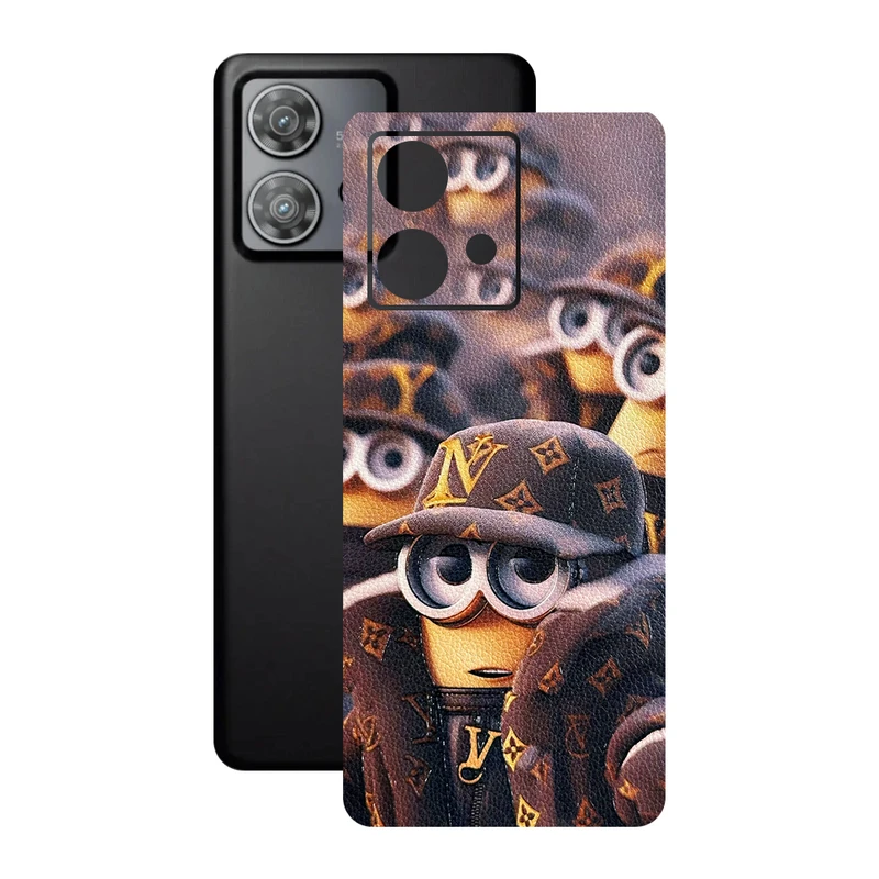 برچسب پوششی ریمکس مدل Leth طرح مینیون مناسب برای گوشی موبایل موتورولا Edge 40 Neo