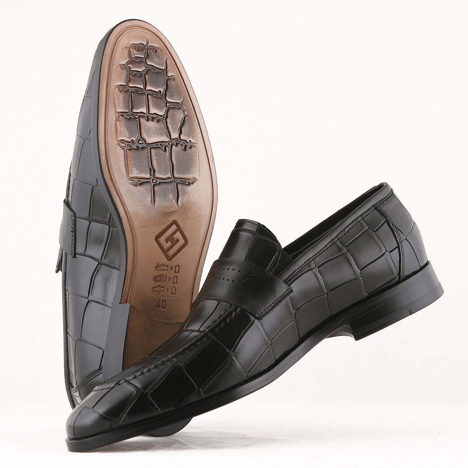 کفش مردانه چرم یلسان مدل سوآرز کد 543-GC-Msk -  - 2
