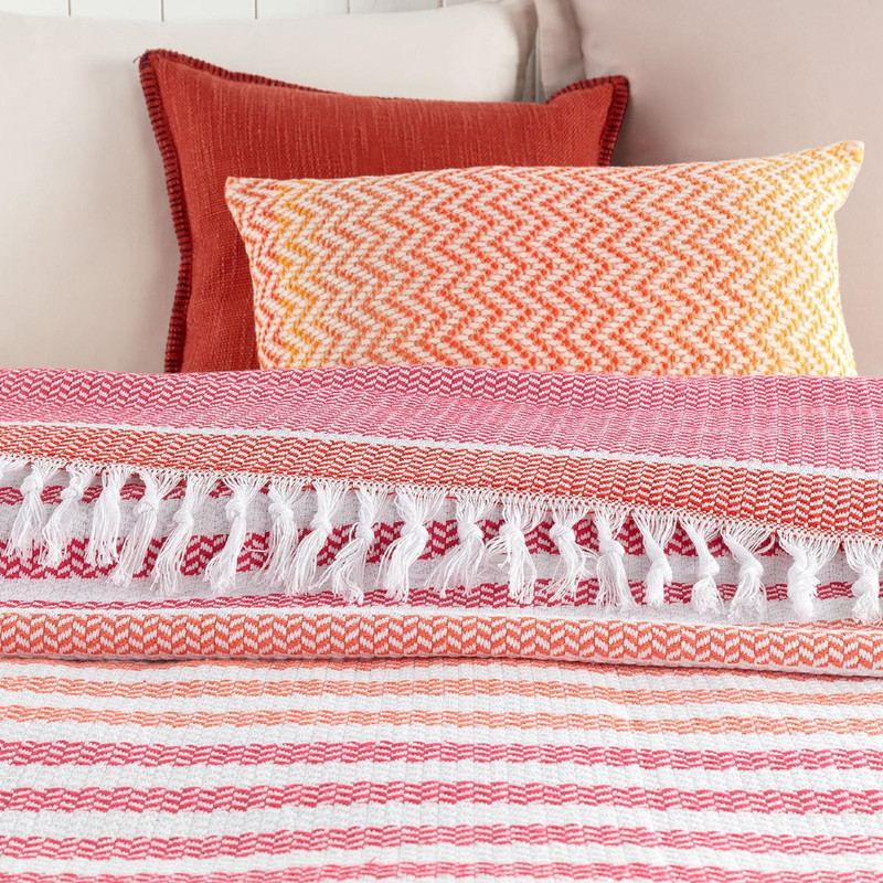 روتختی دو نفره مادام کوکو مدل Sheryl Pembe-Turuncu