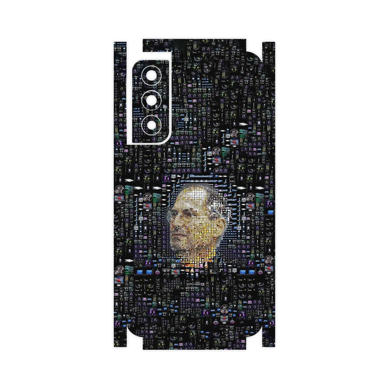 برچسب پوششی ماهوت مدل Collage of Steve Jobs 2-FullSkin مناسب برای گوشی موبایل سامسونگ Galaxy S21 FE 5G