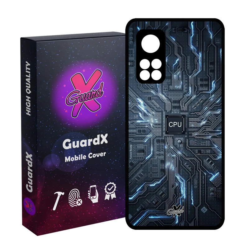 کاور گارد ایکس طرح CPU مدل Glass10504 مناسب برای گوشی موبایل شیائومی Mi 10T / Mi 10T Pro