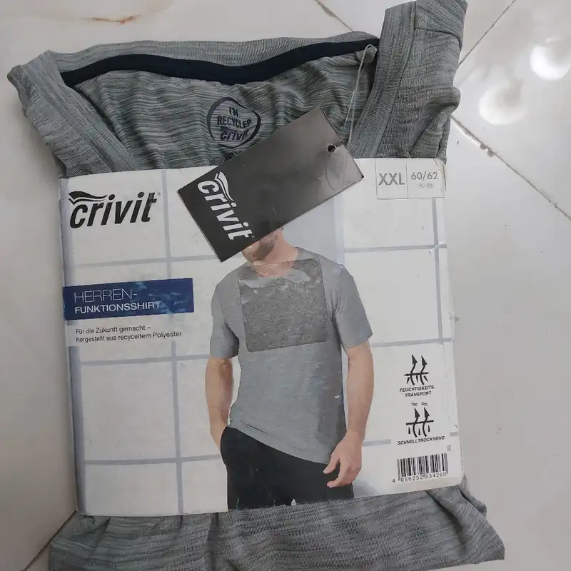 تی شرت آستین کوتاه ورزشی مردانه کریویت مدل N00