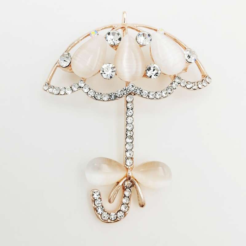 سنجاق سینه زنانه مدل چتر کد ja300