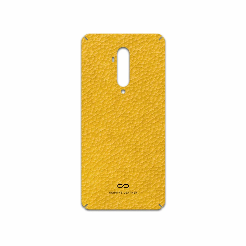برچسب پوششی ماهوت مدل Mustard-Leather مناسب برای گوشی موبایل وان پلاس 7T Pro