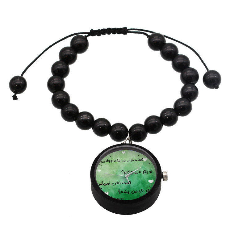 ساعت مچی عقربه ای ناکسیگو مدل گفتمش در دل و جانی تو بگو من چکنم کد BF13009 ساعت مچی عقربه ای ناکسیگو مدل گفتمش در دل و جانی تو بگو من چکنم کد BF13009