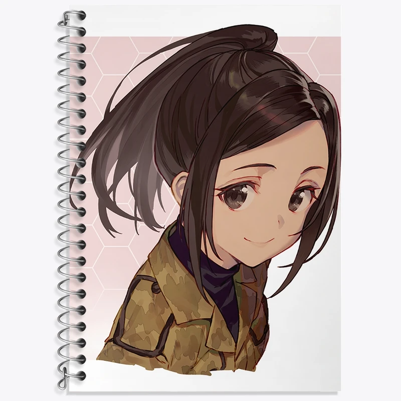 دفتر زبان 50 برگ خندالو مدل سه خط طرح تانیا انیمه 86 کد 33786