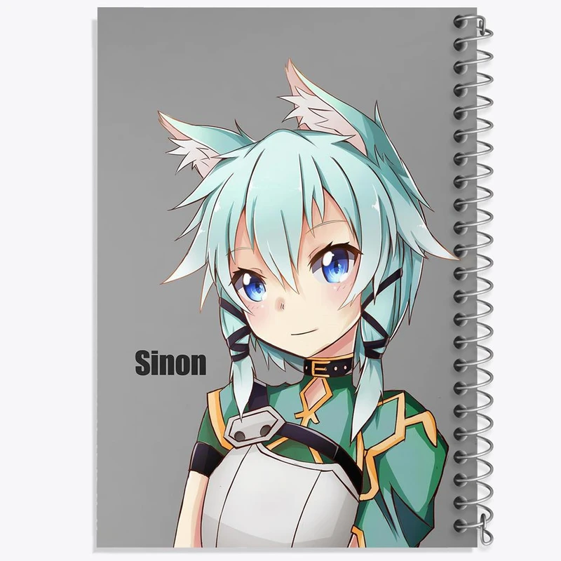 دفتر برنامه ریزی 50 برگ خندالو طرح سینون انیمه هنر شمشیر زنی آنلاین کد 10128