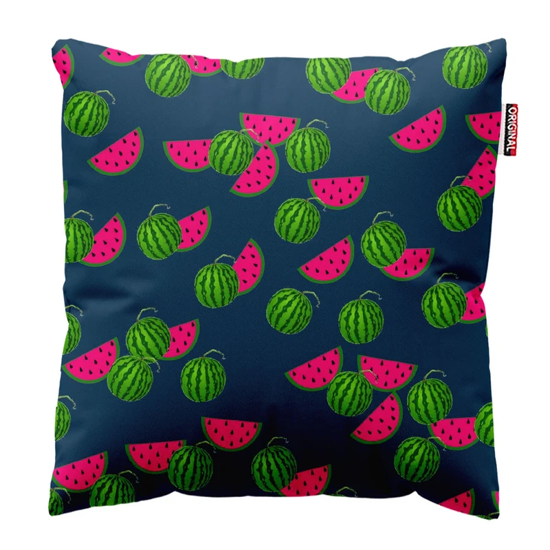  کوسن پاد آفرین طرح هندونه کد 1323 سایز 30*30 سانتی متر