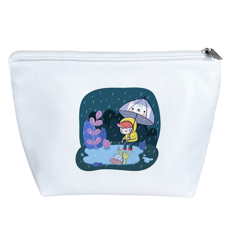 کیف لوازم آرایش دخترانه خندالو مدل بازی در باران کد H270