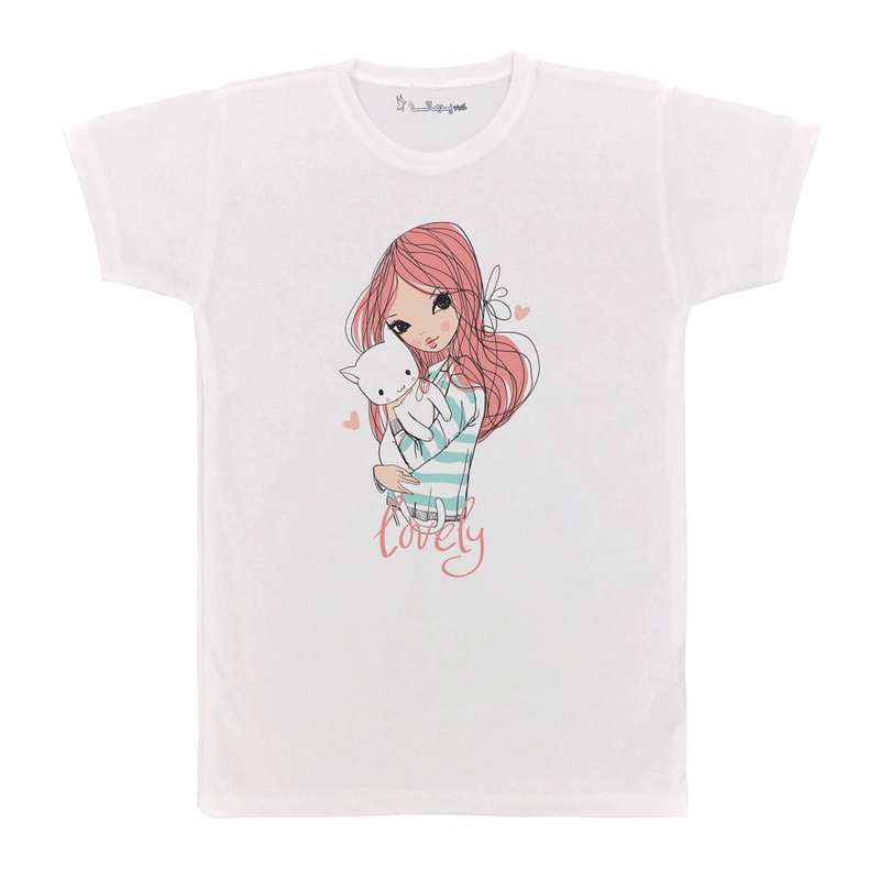 تی شرت بچگانه پرمانه مدل cute کد pmt.2199