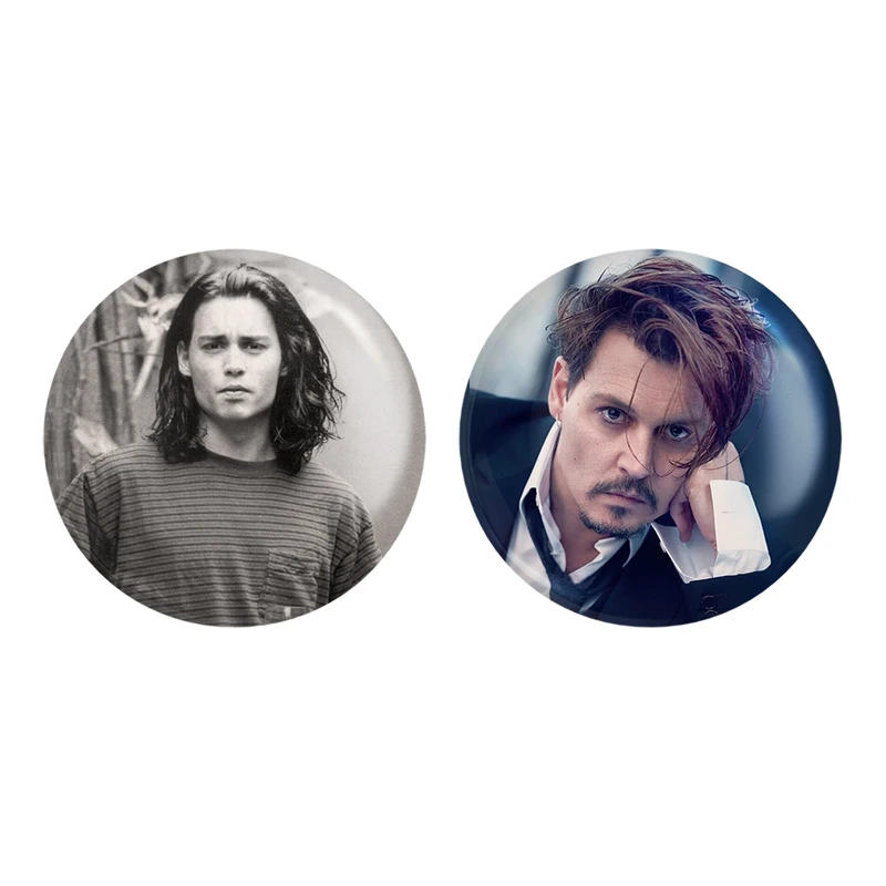 مگنت خندالو طرح جانی دپ کد 33033300 مجموعه 2 عددی