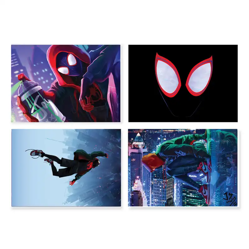 پوستر طرح مرد عنکبوتی کد A-2038 مجموعه 4 عددی