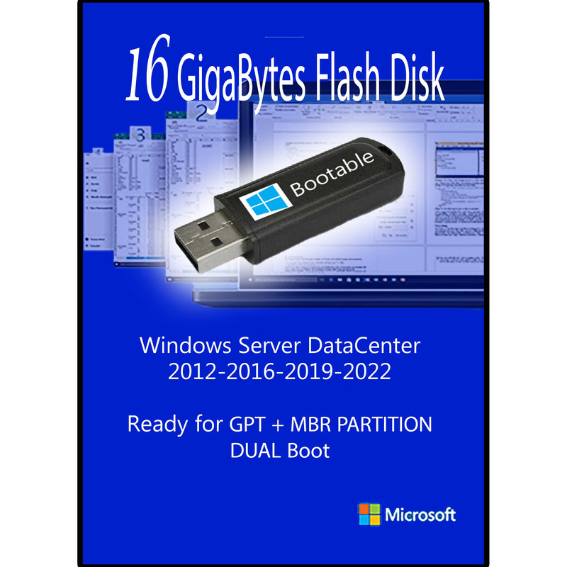 سیستم عامل Windows Server DataCenter 2012-2016-2019-2022 نشر مایکروسافت