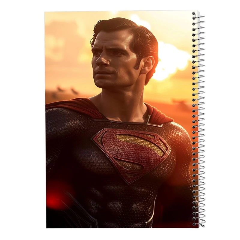 دفتر ژورنال نویسی 50 برگ مدوپد مدل نقطه ای طرح سوپرمن کد DF14989