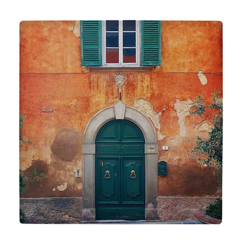 زیر لیوانی طرح خانه مدیترانه ای کد    3285761_774