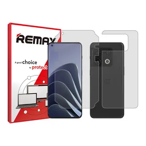 Remax clear screen protector HyGEL model suitable for One Plus 10Pro mobile phone along with the back of the phone