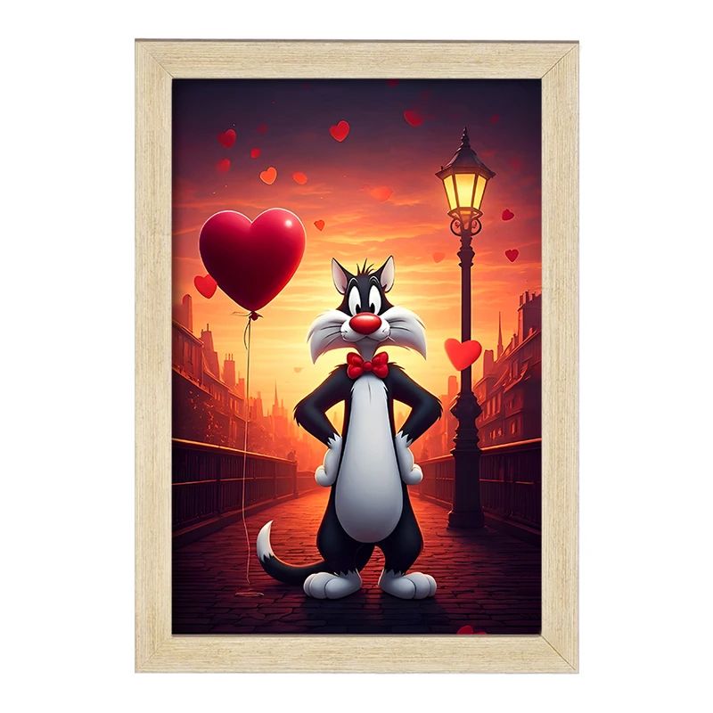 تابلو خندالو مدل سیلوستر (Sylvester) کد F11755