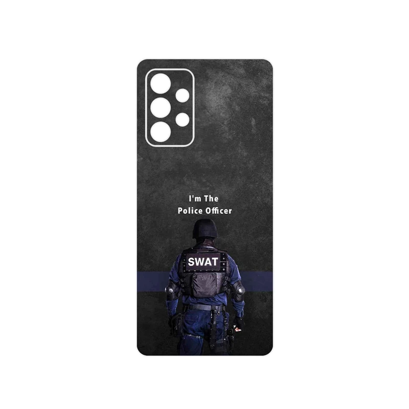 برچسب پوششی ماهوت مدل Police Officer مناسب برای گوشی موبایل سامسونگ Galaxy A52s 5G