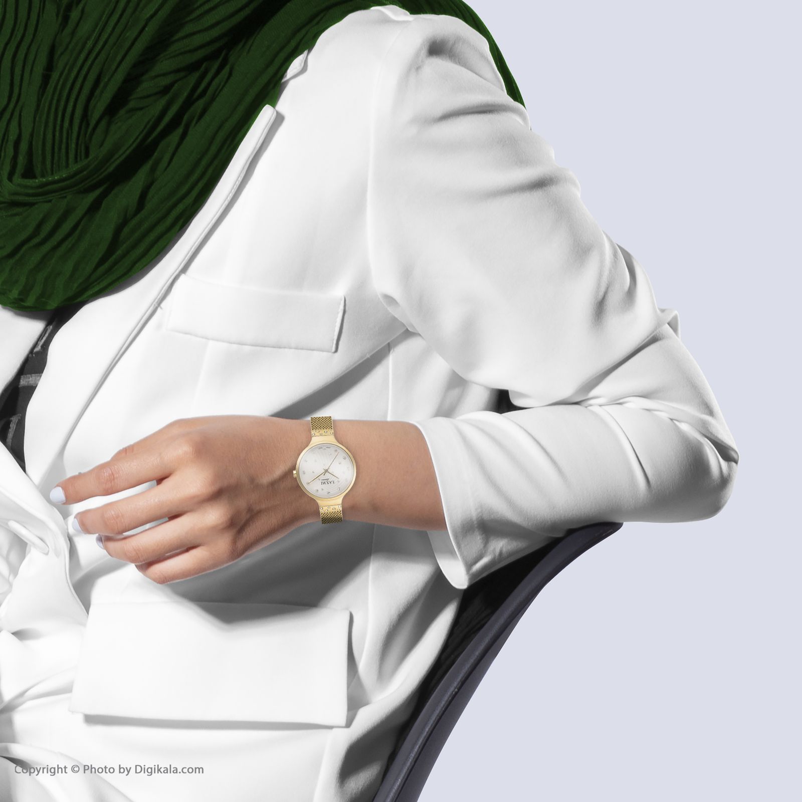 ساعت مچی عقربه ای زنانه لاکسمی کد 1-8037 -  - 3