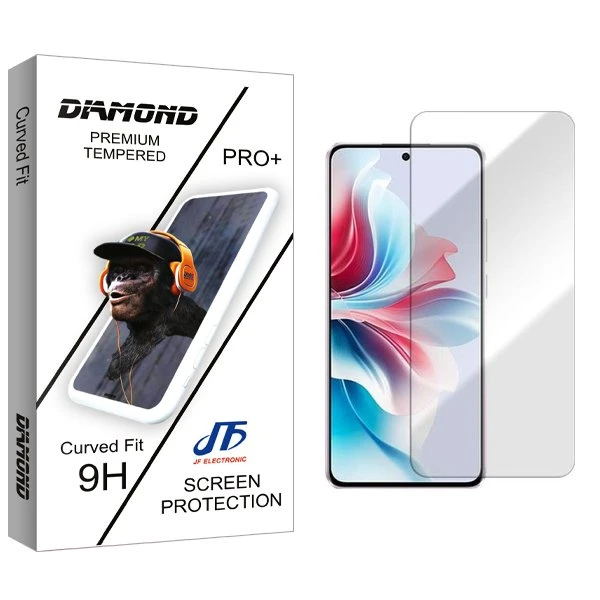 محافظ صفحه نمایش جی اف مدل Diamond مناسب برای گوشی موبایل اوپو Reno 11F