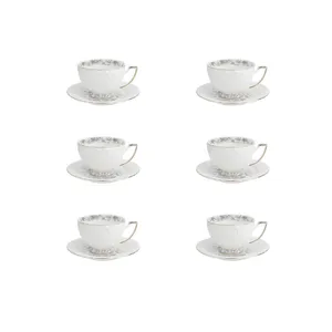 سرویس قهوه خوری 12 پارچه 6 نفره شاهین مدل dantella f