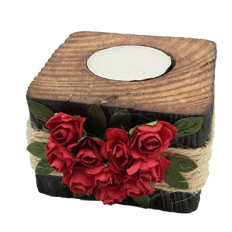 جا شمعی چوبی کد 95