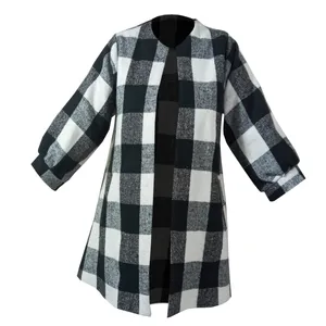 پالتو زنانه مدل چارخونه ara-beya