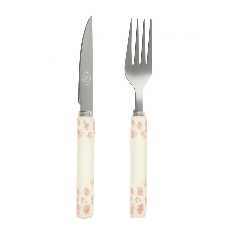 ست کارد و چنگال میوه خوری 12 پارچه گیلدا طرح گل 