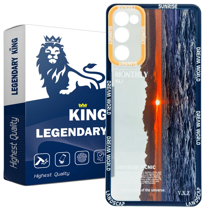 کاور لجندری کینگ مدل غروب مناسب برای گوشی موبایل سامسونگ GALAXY S20 FE
