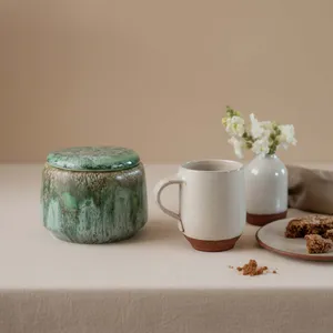 قندان سرامیکی بومی مدل ماربل کد 2