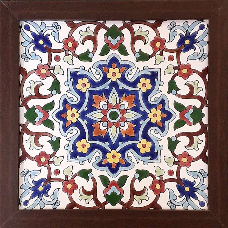 تابلو ویترای طرح کاشی کد 006
