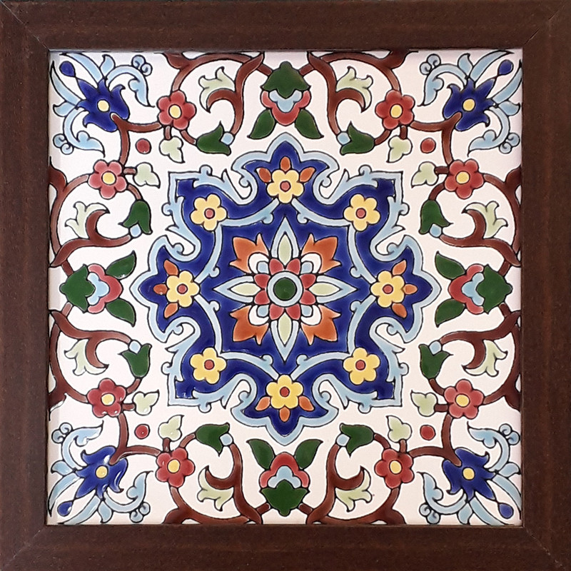 تابلو ویترای طرح کاشی کد 006