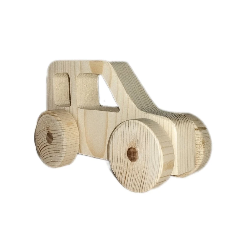 اسباب بازی مدل ماشین چوبی